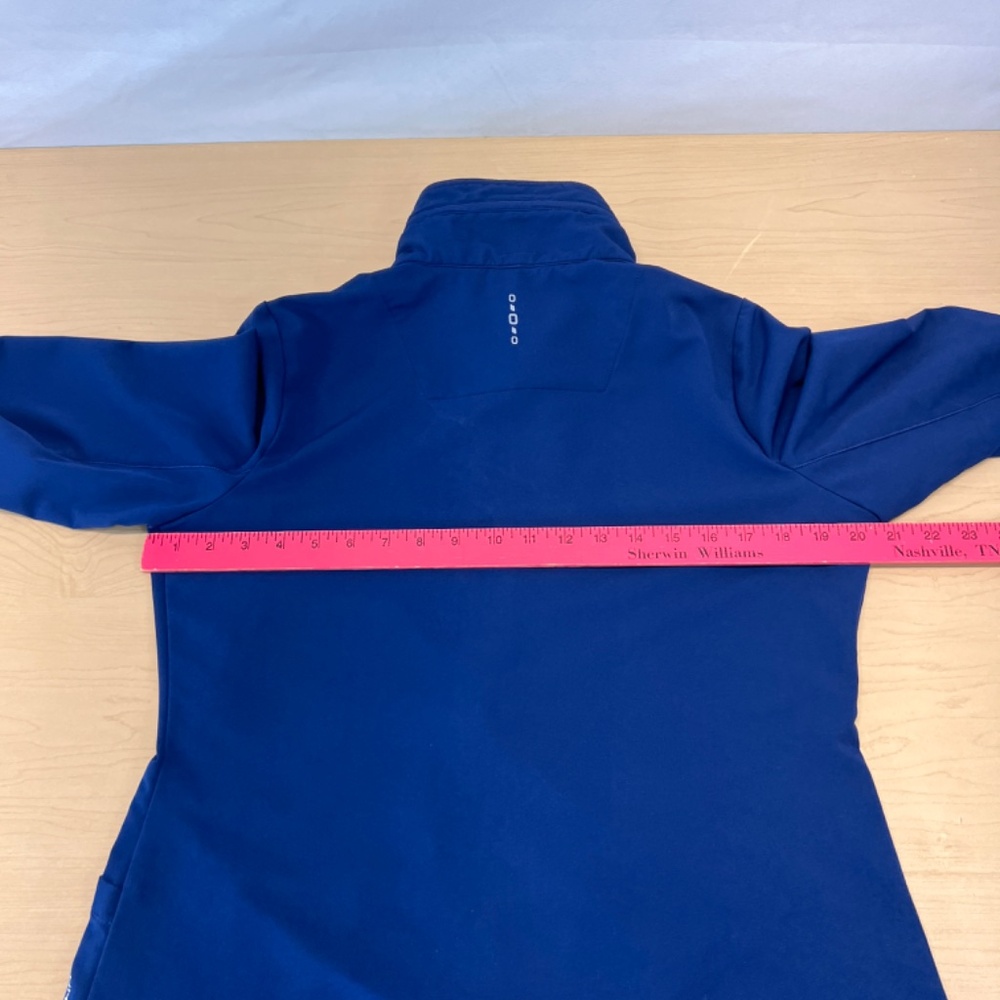 Women's Navy Zip-Front Performance Jacket - Picture 15 of 16